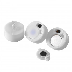 AGPtek Lot 24 Battery Operated LED Cool White Tea Light Candle Flashing For Festival  Occasions   